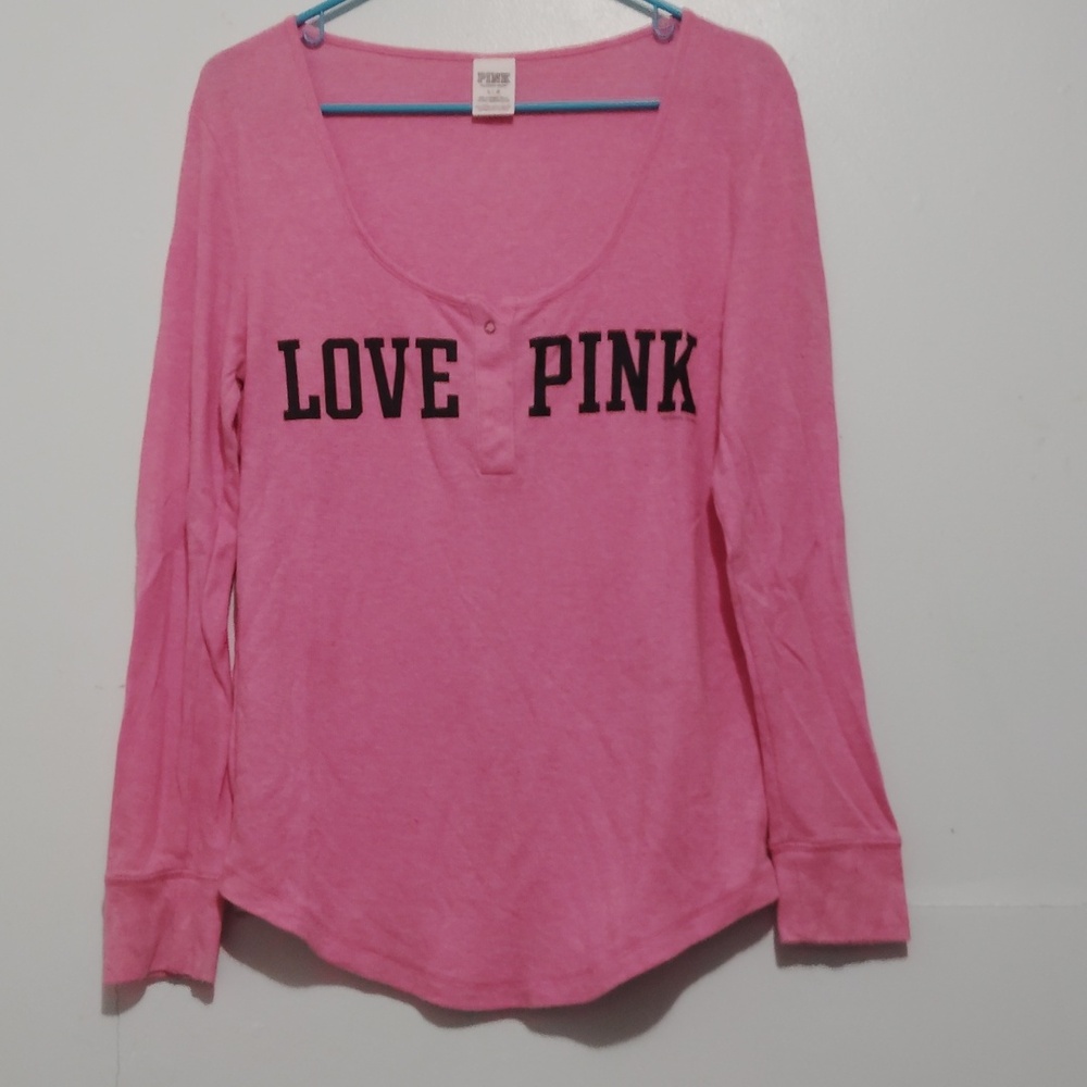 PINK Victoria's Secret Love Pink Long Sleeve Thermal